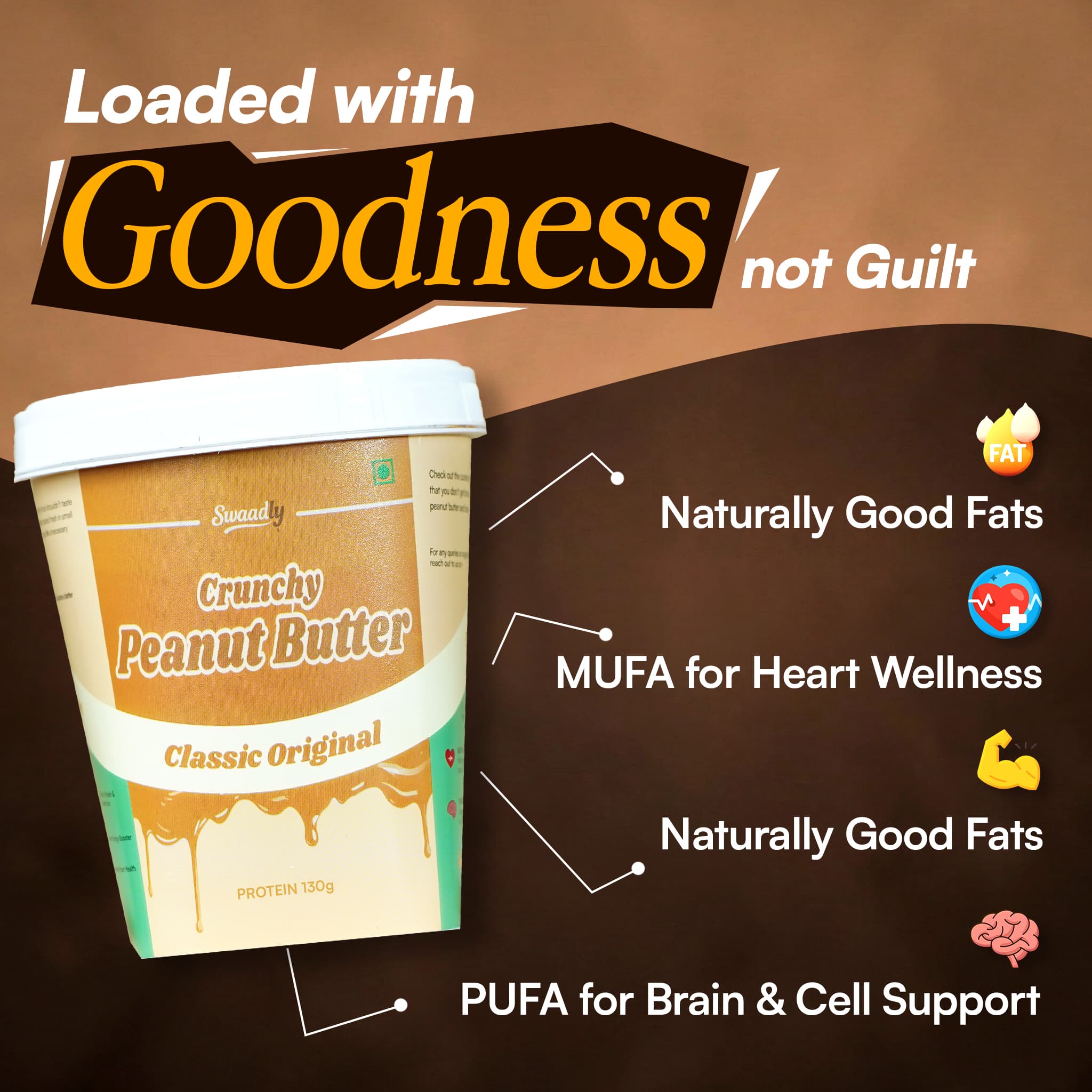 Classic Original Peanut Butter 500g - Image 3